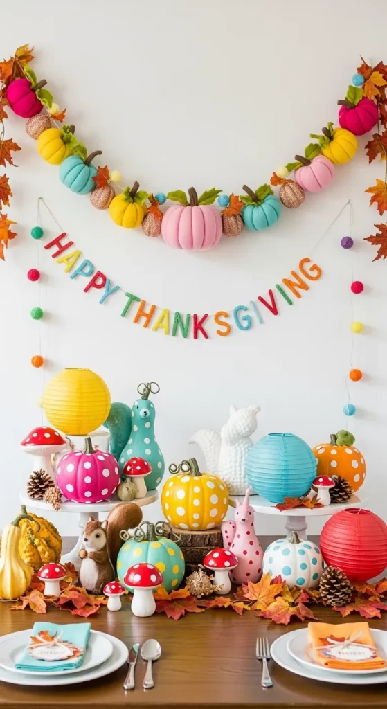 The Cheerful Celebration Mantel