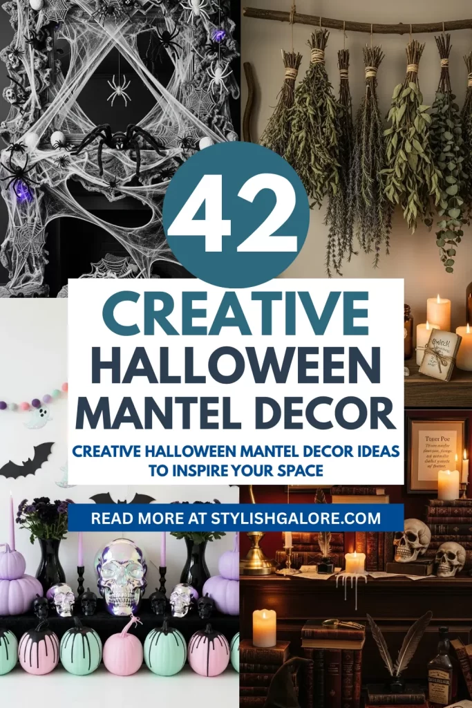 Halloween Mantel Decor Halloween Mantel Decor