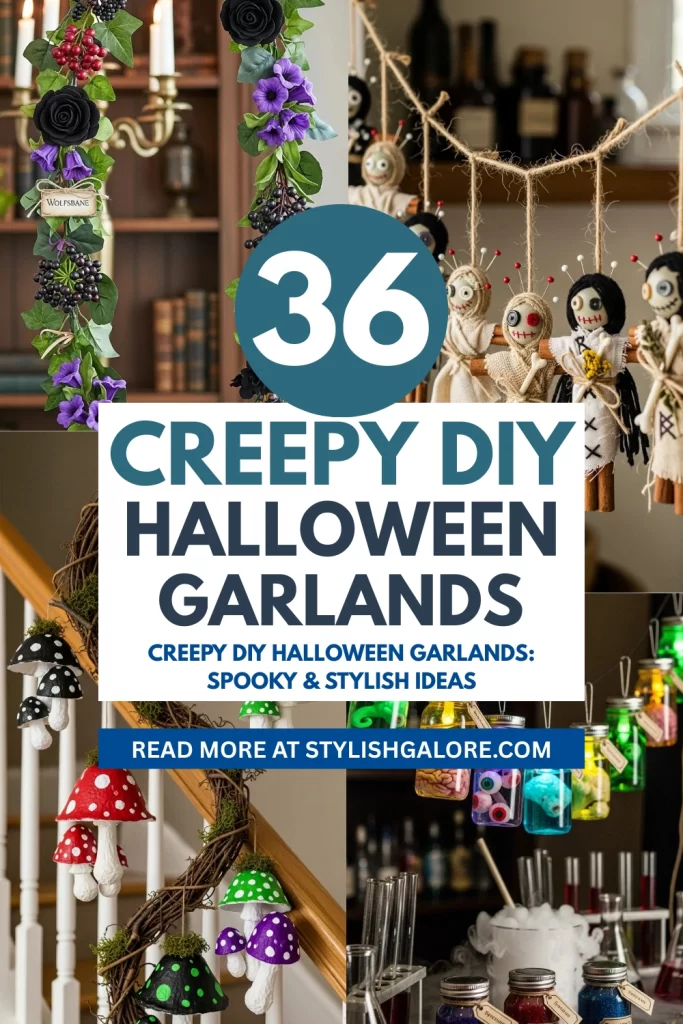 DIY Halloween Garlands