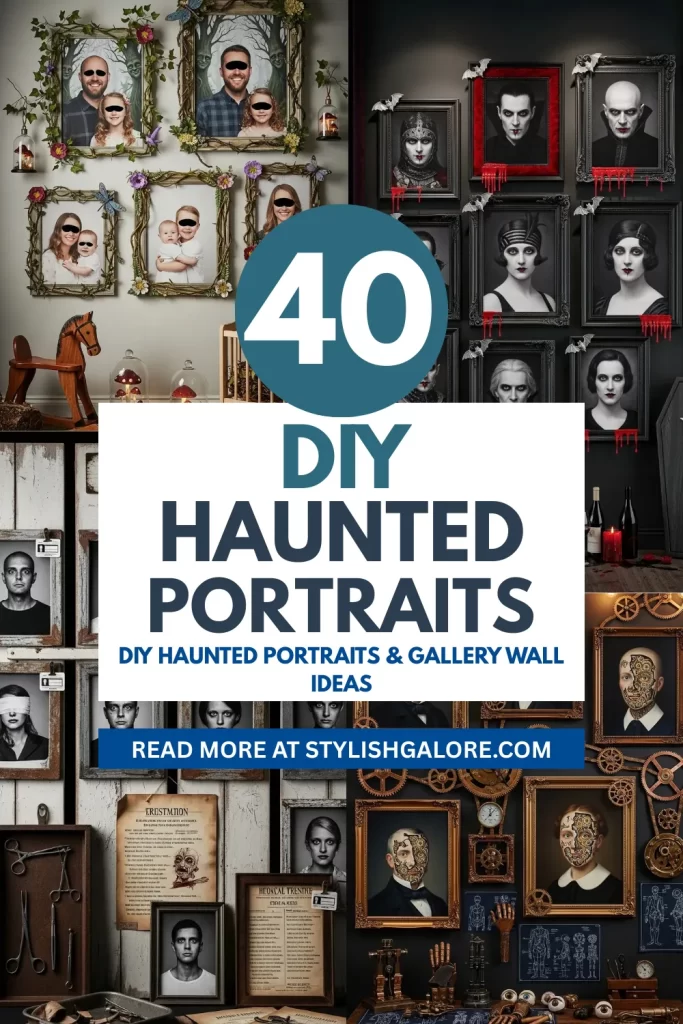 DIY Haunted Portraits