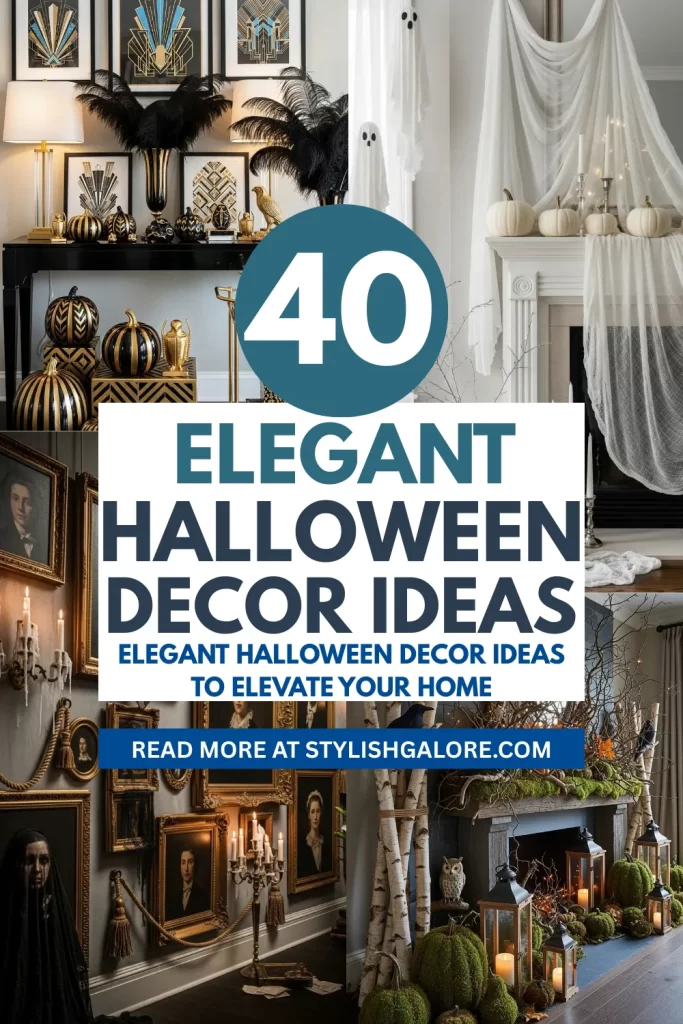 Elegant Halloween Decor