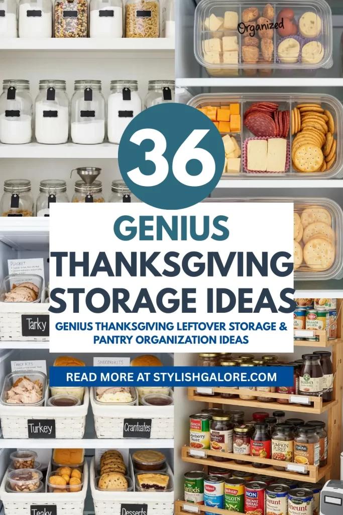 Thanksgiving Storage Ideas
