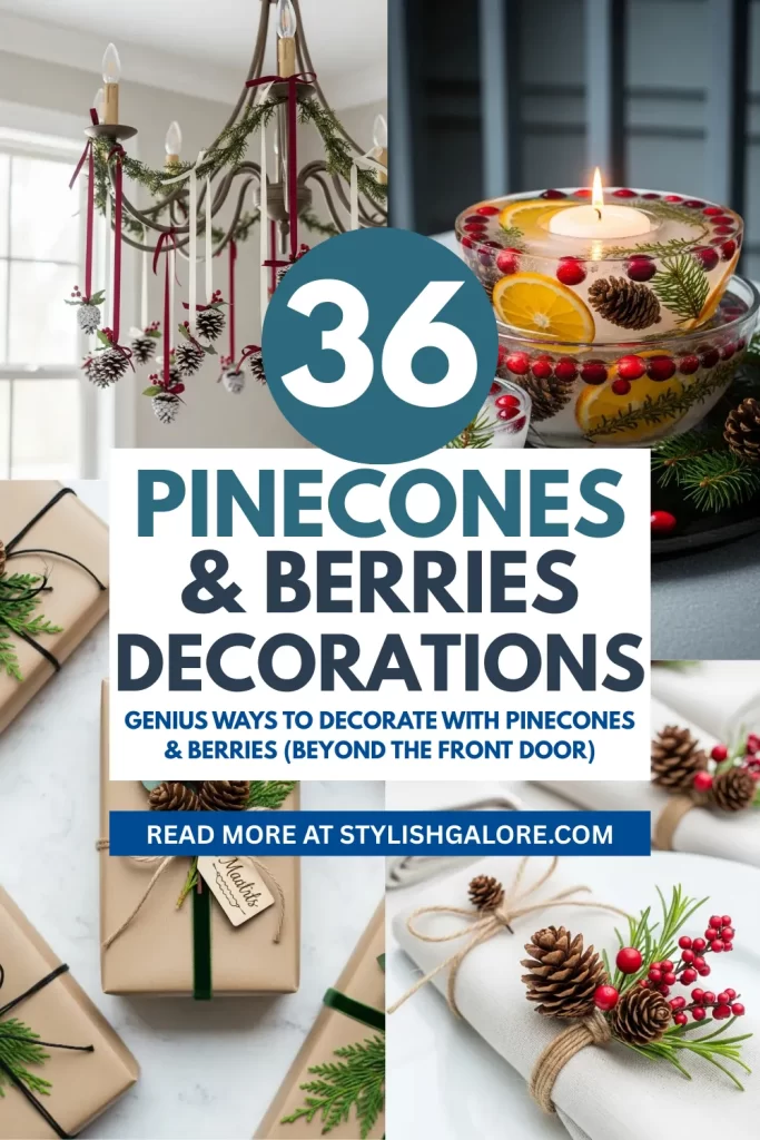 Pinecone Decor