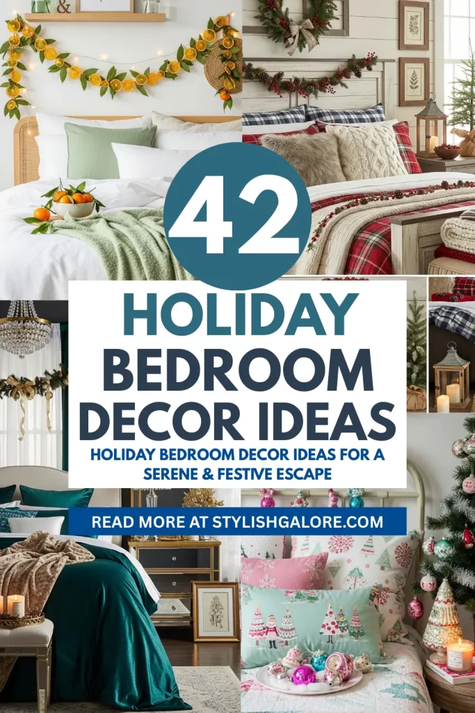 Holiday Bedroom Decor