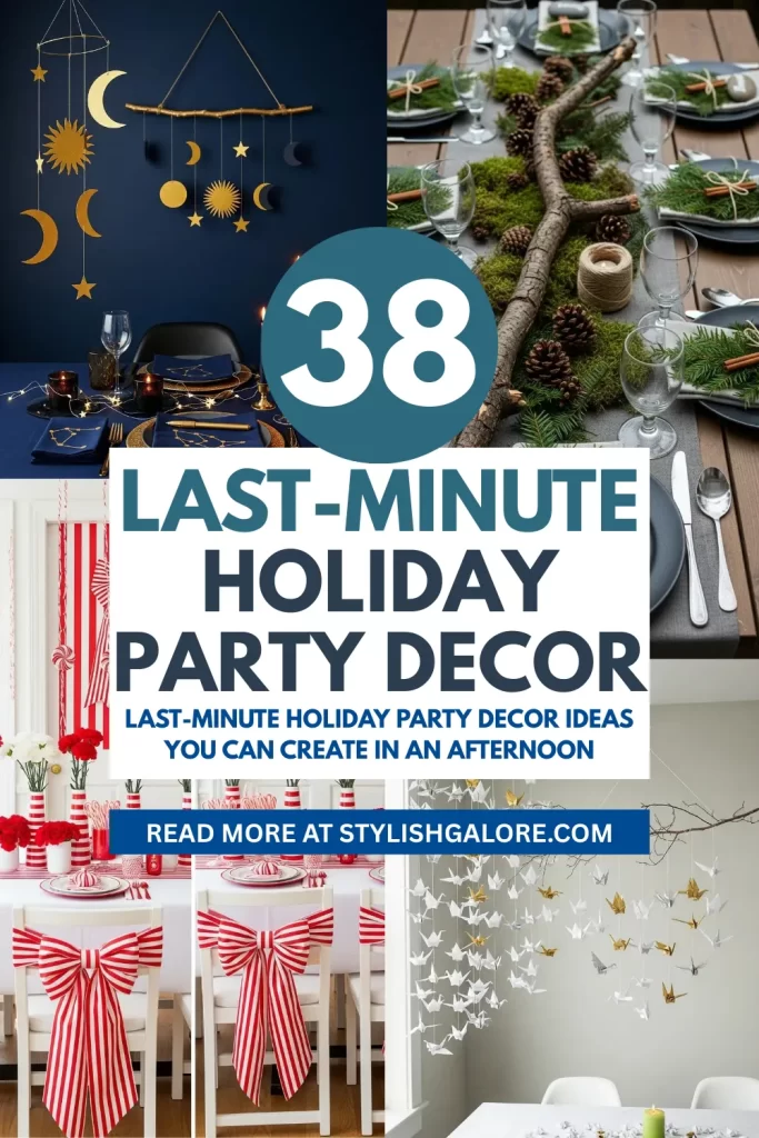 Last-Minute Holiday Decor