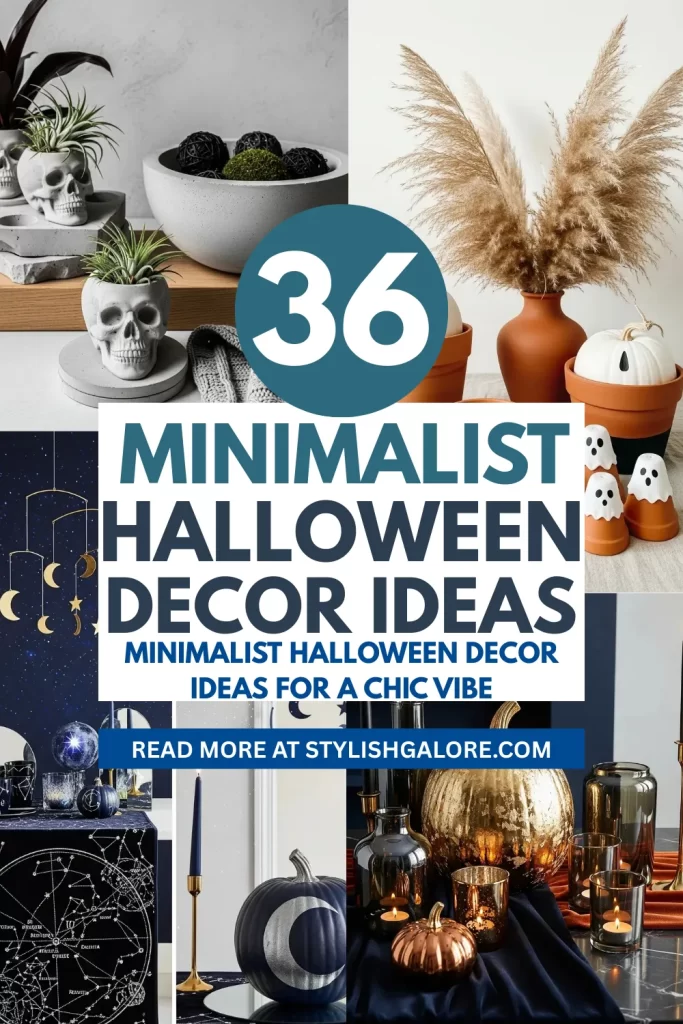 Minimalist Halloween Decor