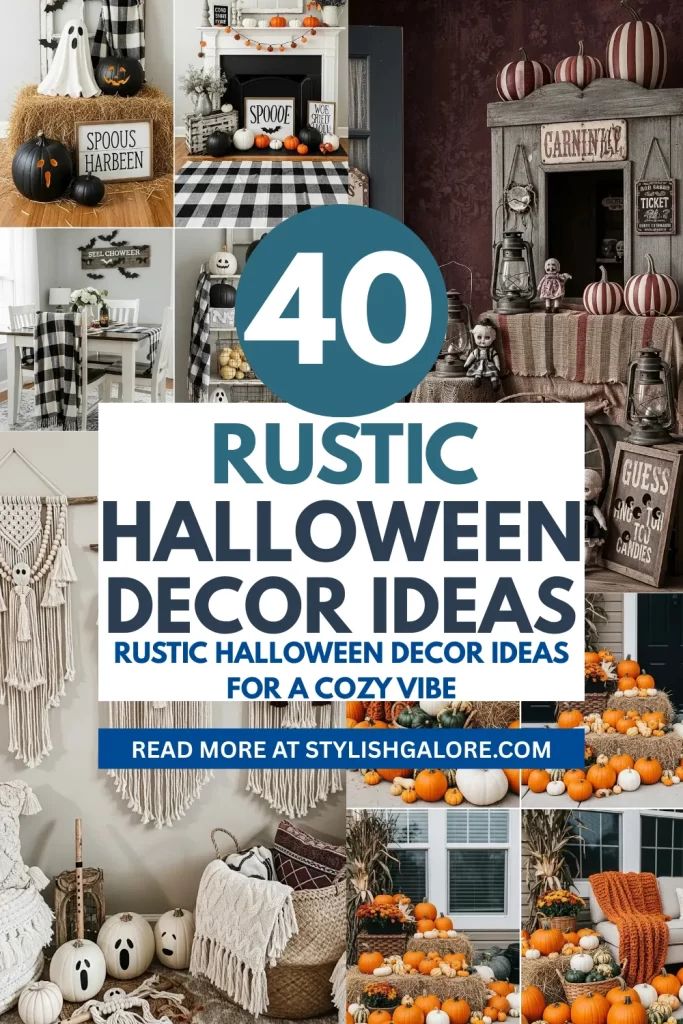 Rustic Halloween Decor