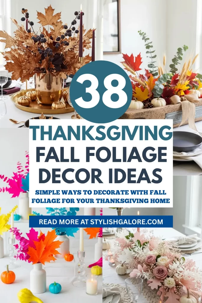 Fall Foliage Decor