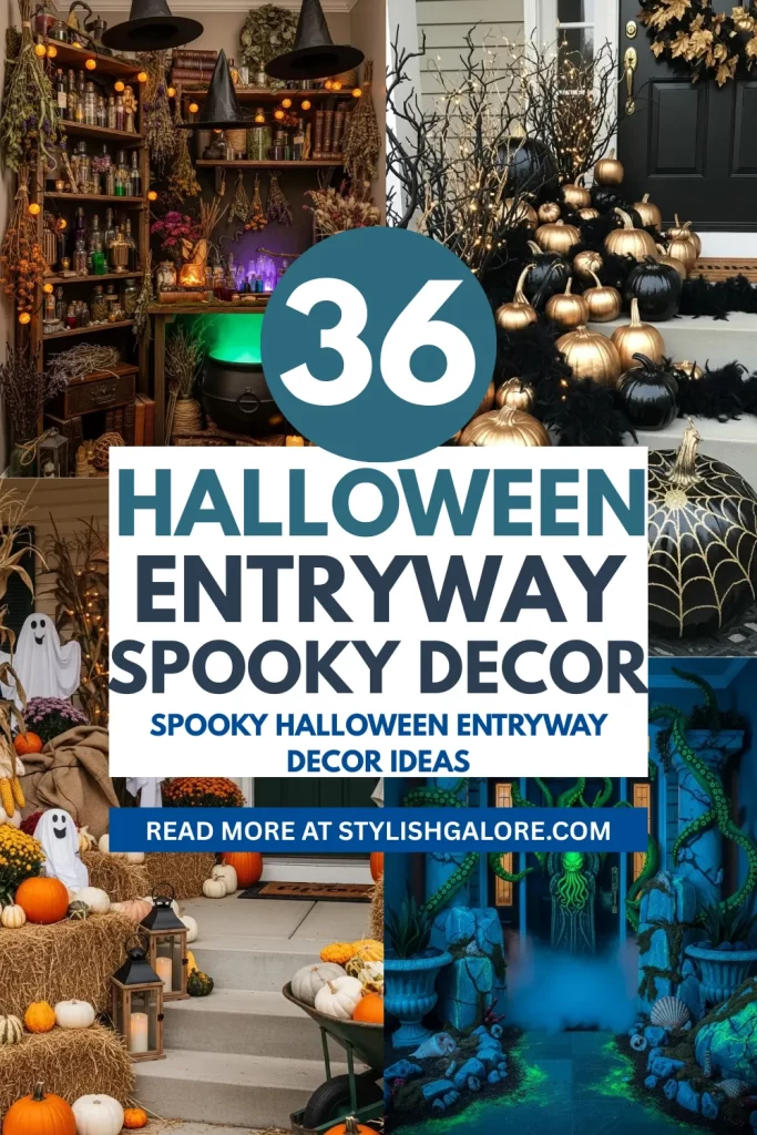Halloween Entryway Decor