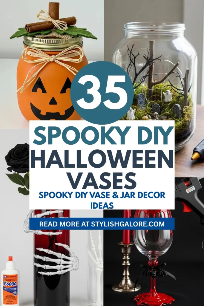 DIY Halloween Vases DIY Halloween Vases
