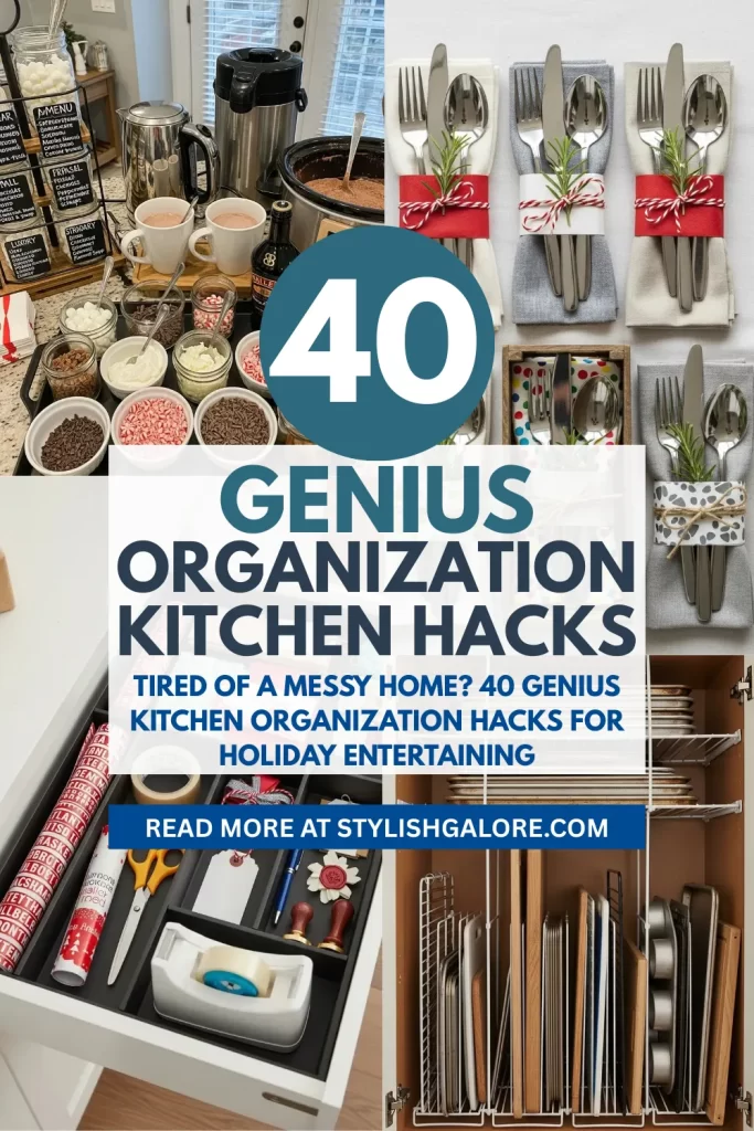 Holiday Kitchen Organization