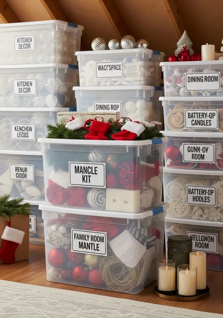 Holiday Decor Storage