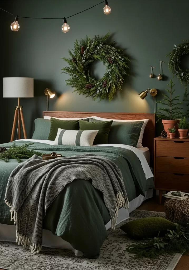 Holiday Bedroom Decor	
