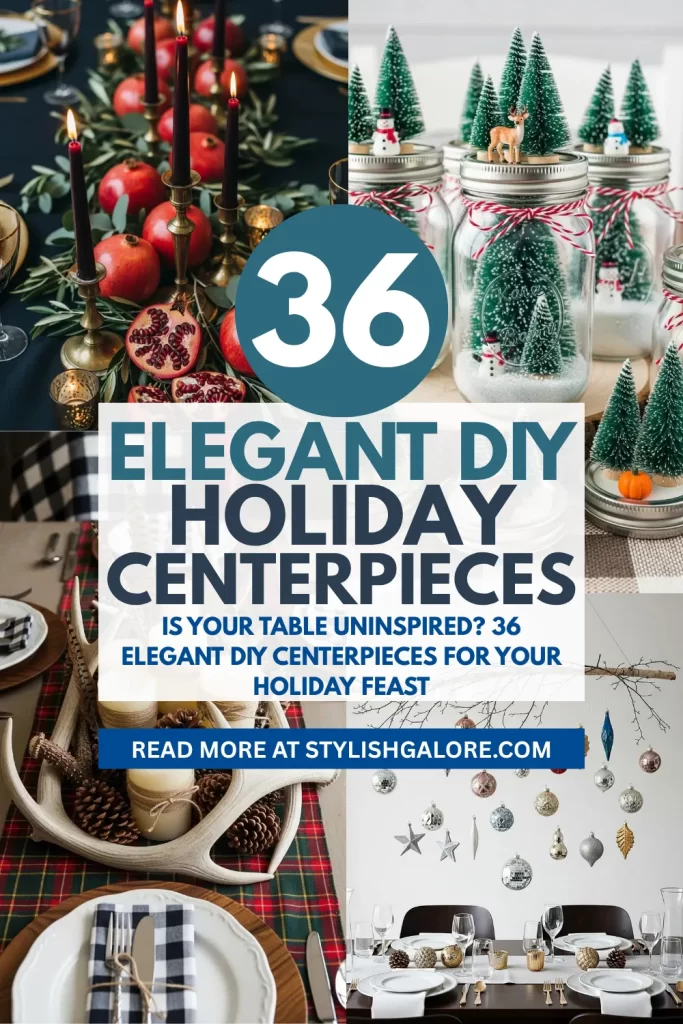 DIY Holiday Centerpieces DIY Holiday Centerpieces
