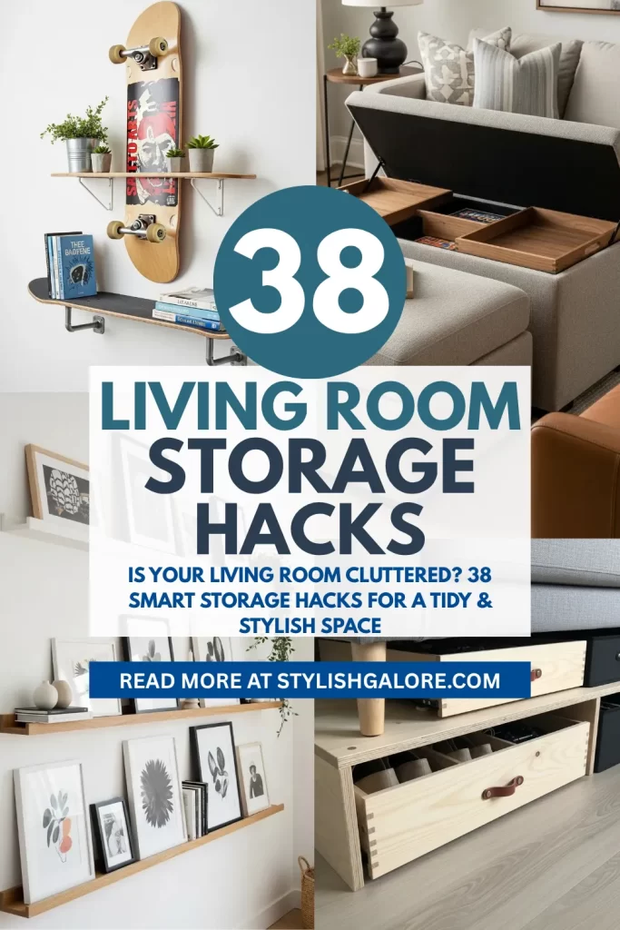 Living Room Storage Hacks

