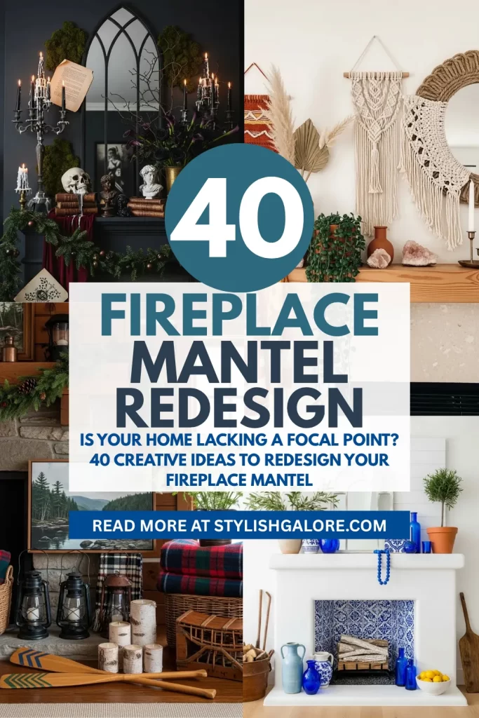 Fireplace Mantel Redesign	