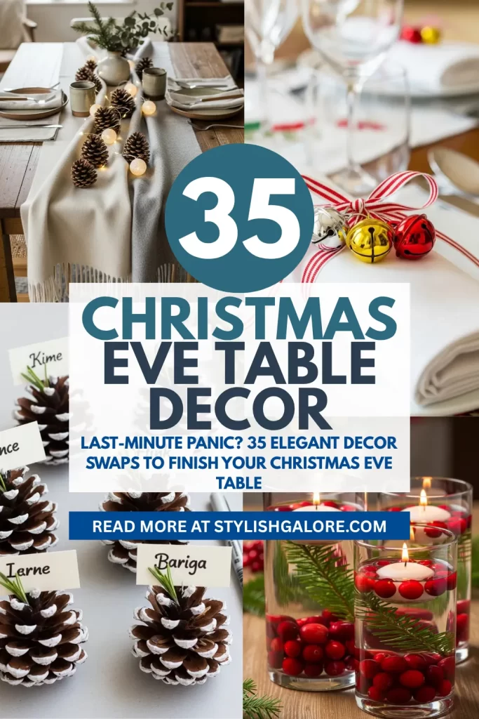 Christmas Eve Table Decor	