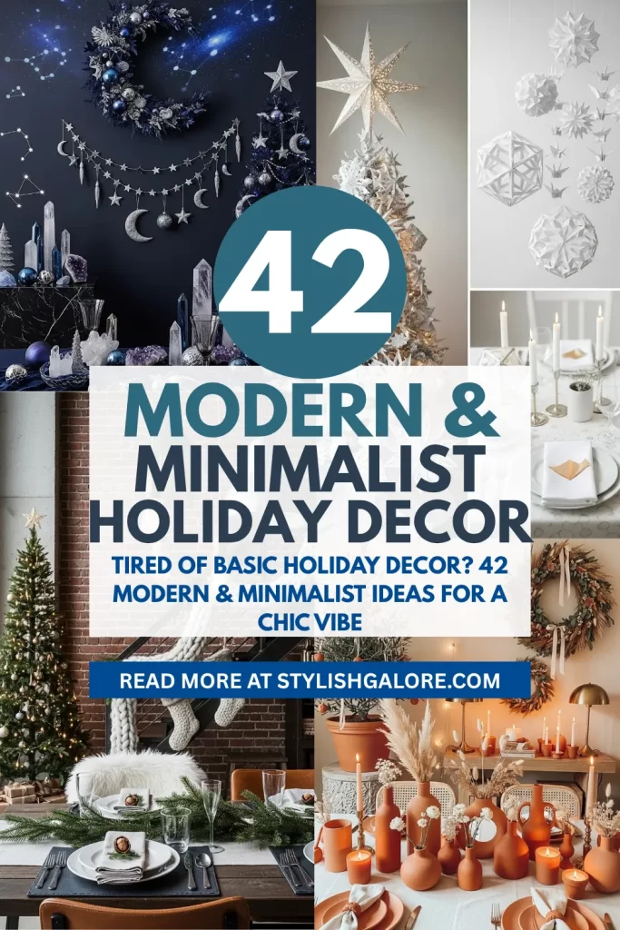 Minimalist Holiday Decor	