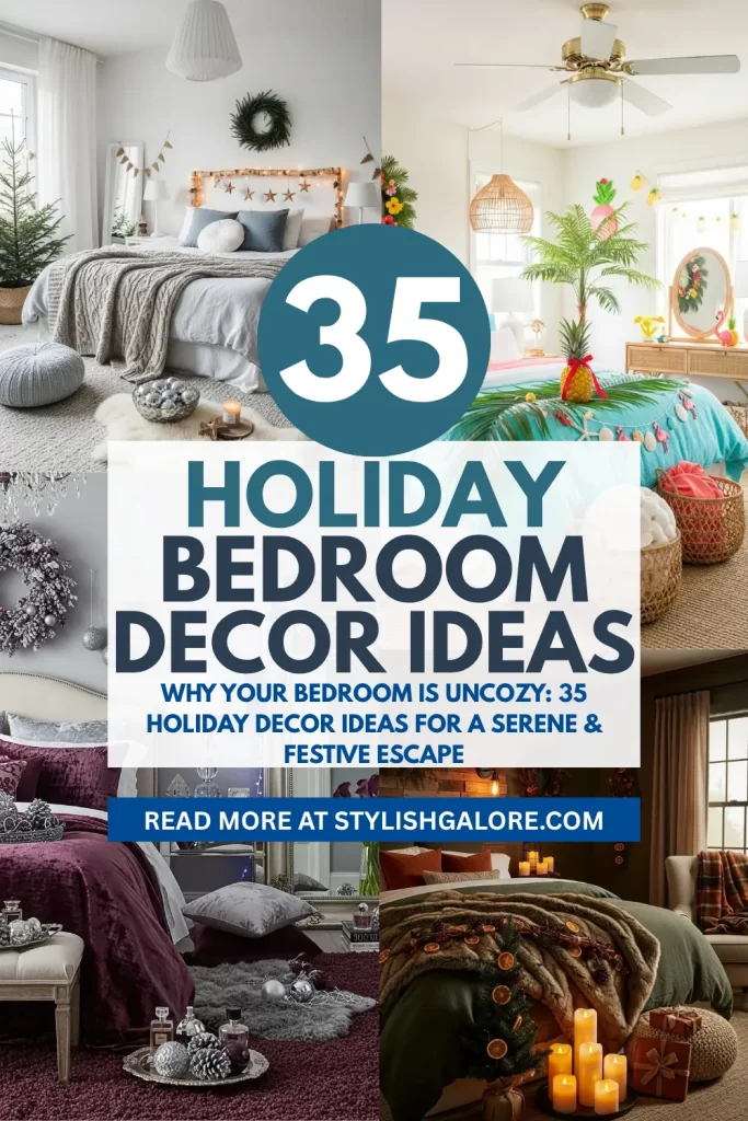 Holiday Bedroom Decor	