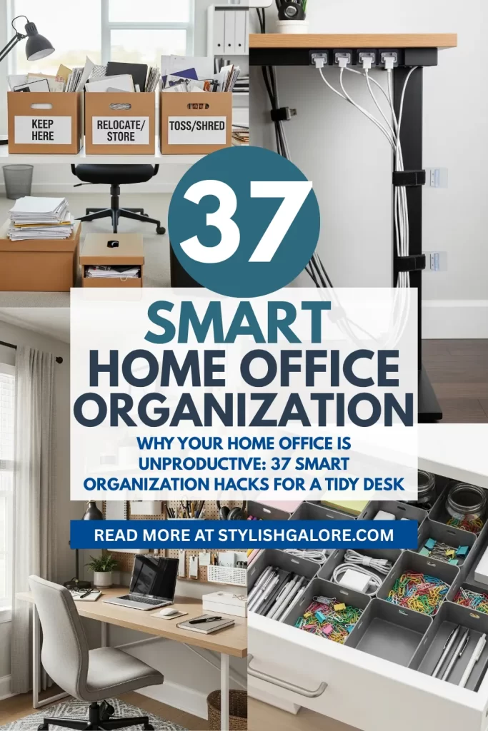 Home Office Organization

