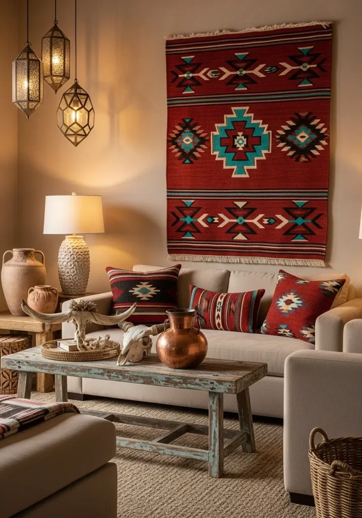 Winter Living Room Decor