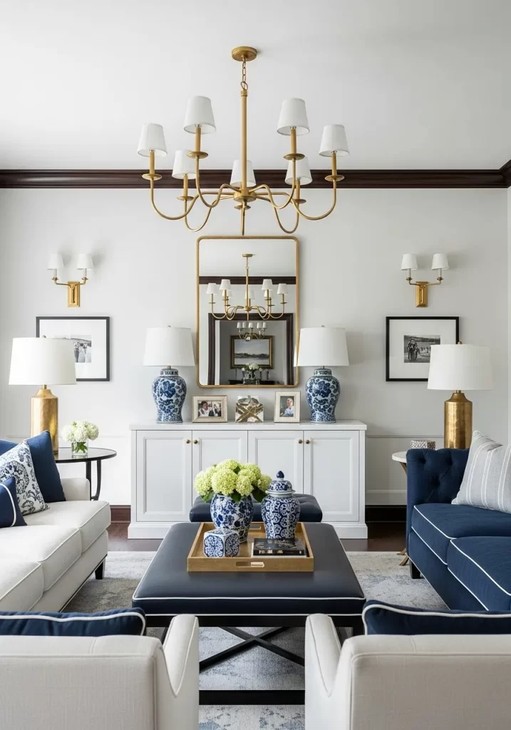 Winter Living Room Decor