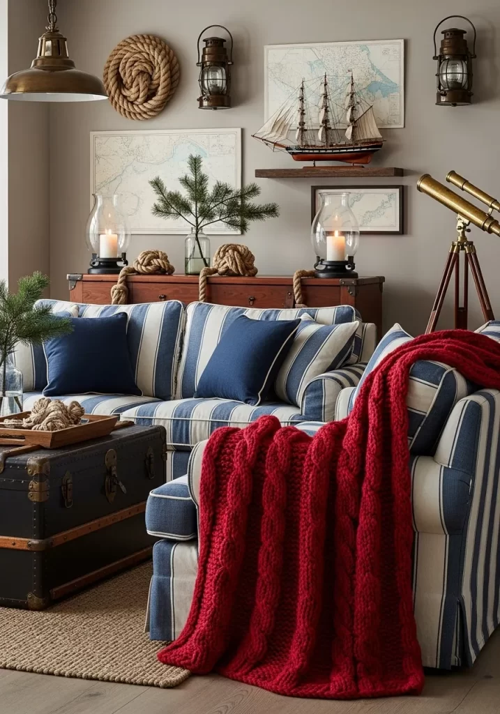 Winter Living Room Decor