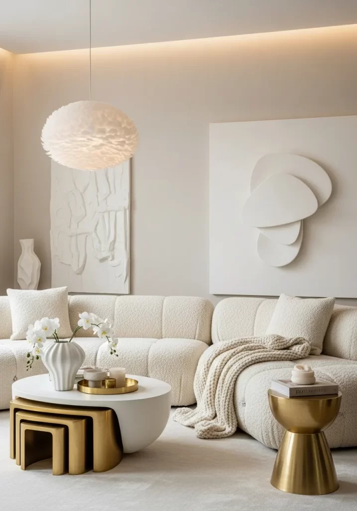 Winter Living Room Decor