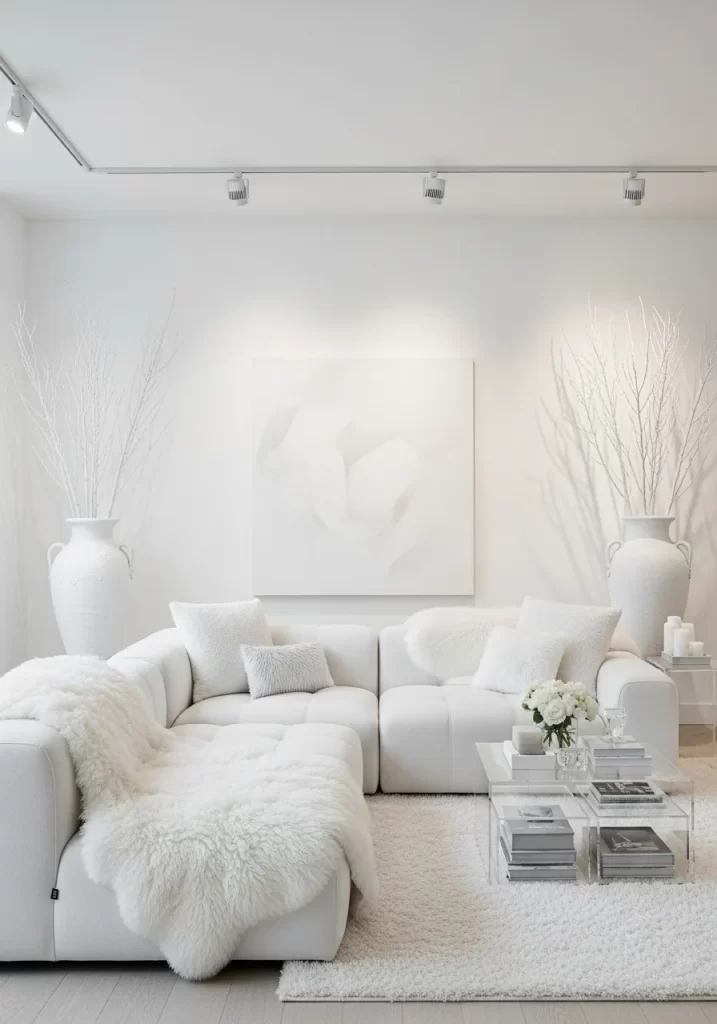 Winter Living Room Decor