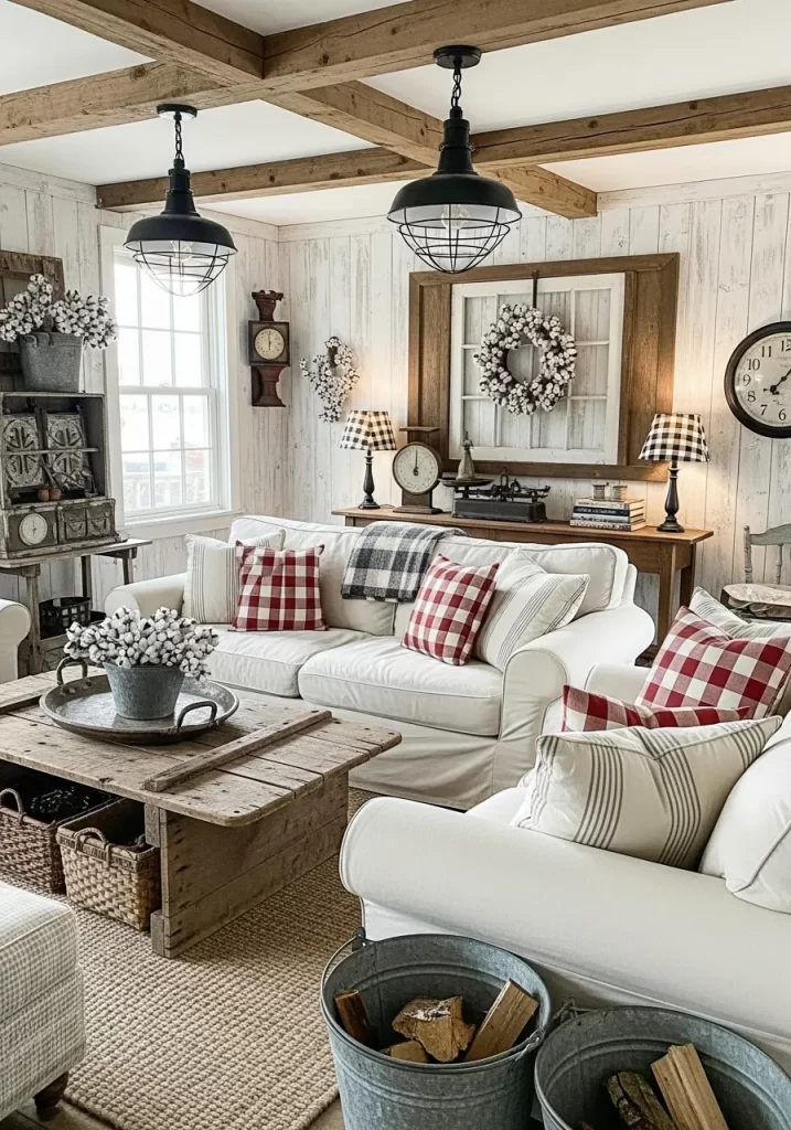 Winter Living Room Decor