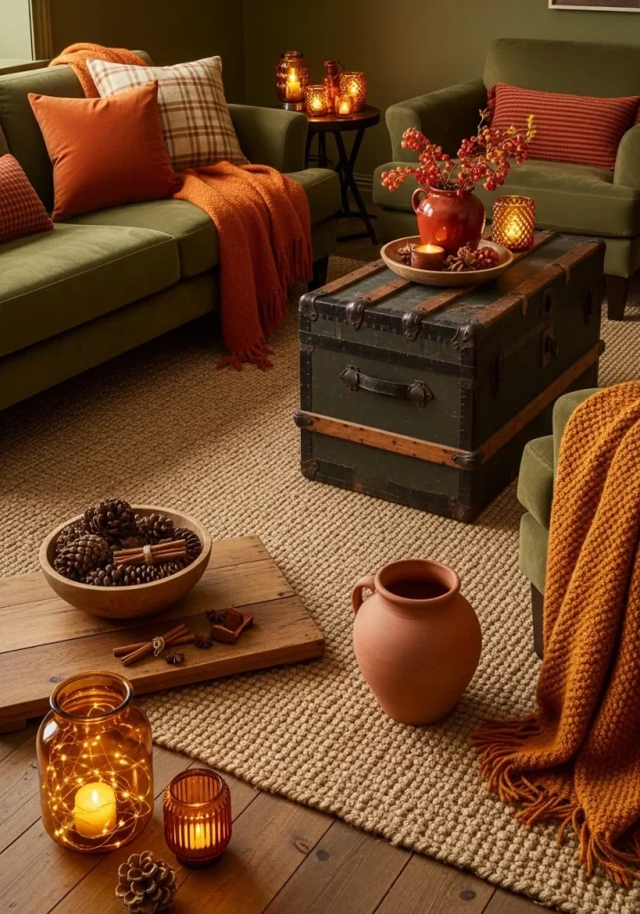 Winter Living Room Decor