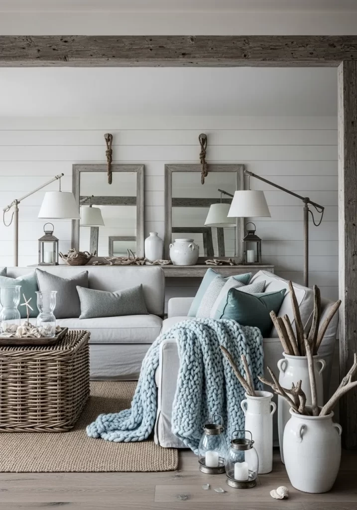 Winter Living Room Decor