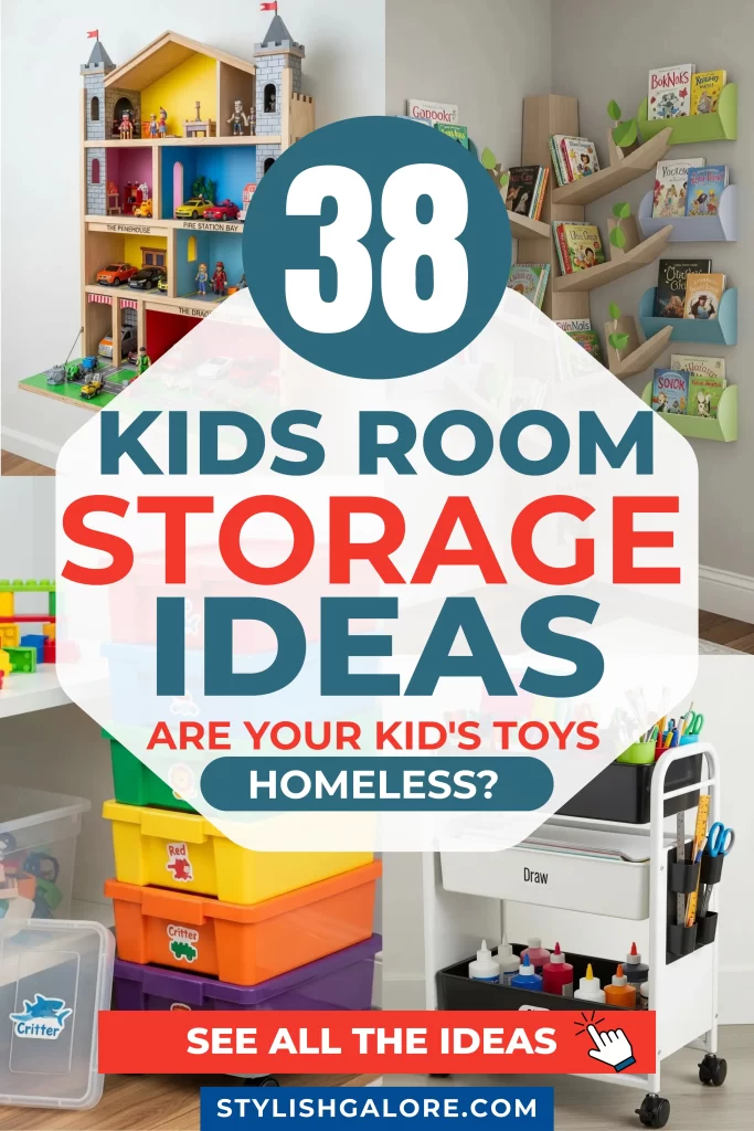 Kids Room Storage Ideas