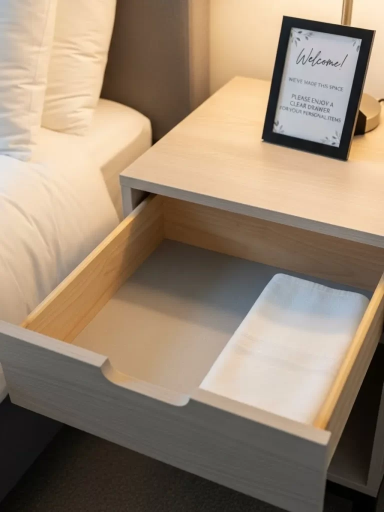 Guest Room Organization