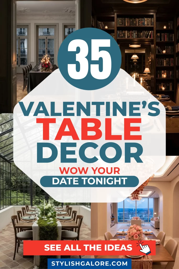 Valentine's Day Table Decorations