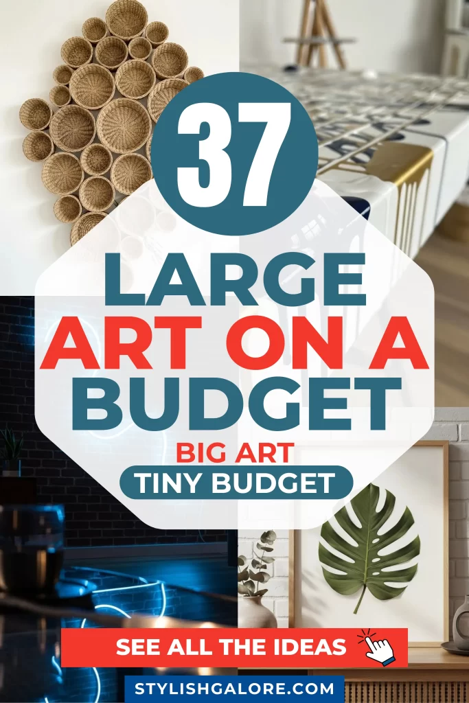 Large Art on a Budget Large Art on a Budget