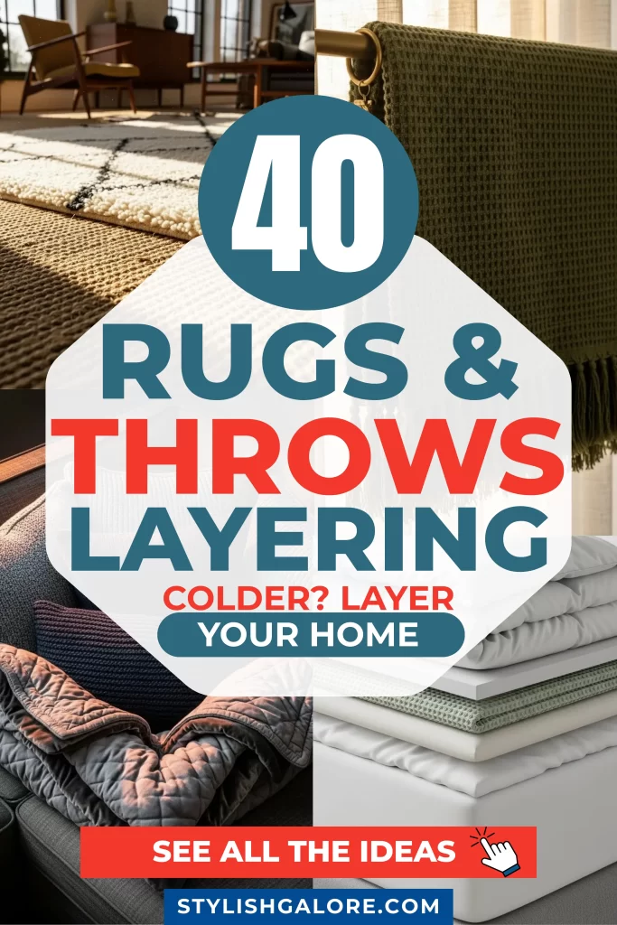 Rugs and Throws Layering
