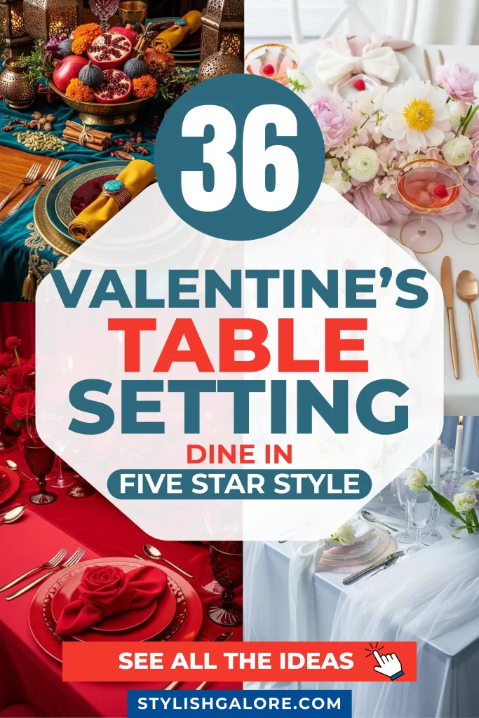 Valentine's Day Place Settings