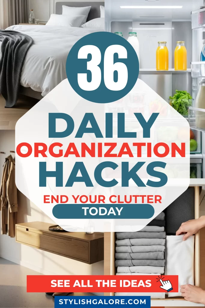 Daily Organization Habits