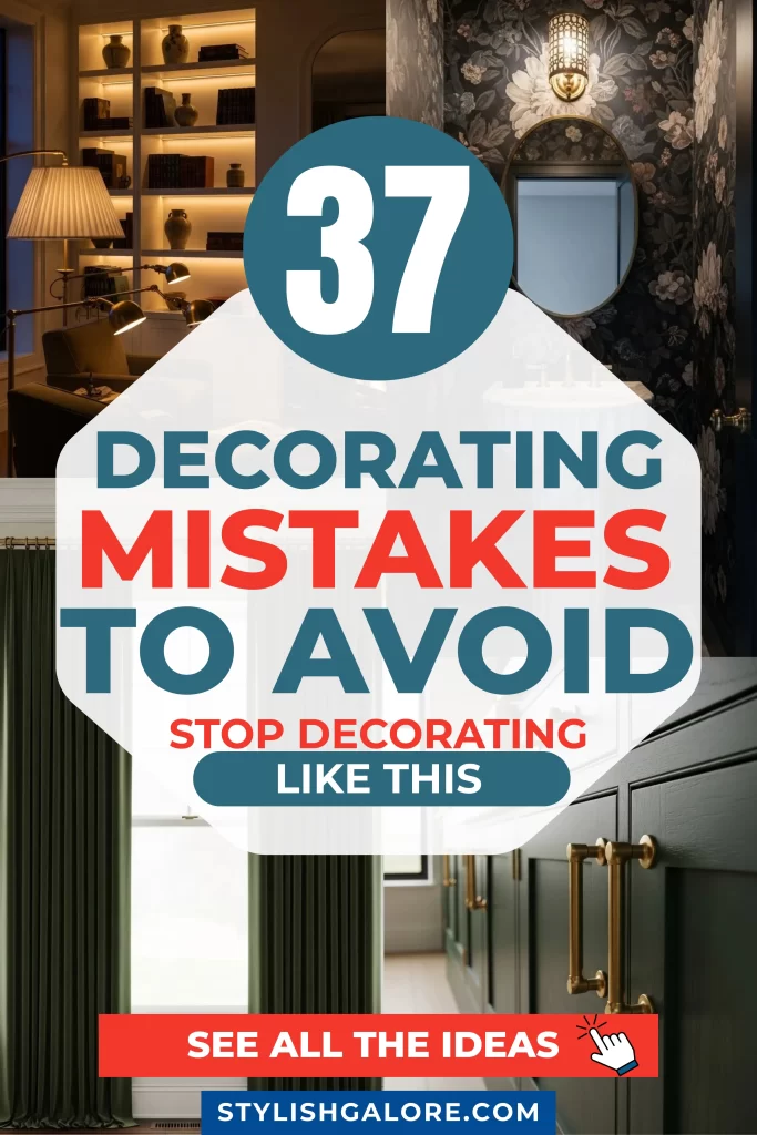 Decorating Mistakes