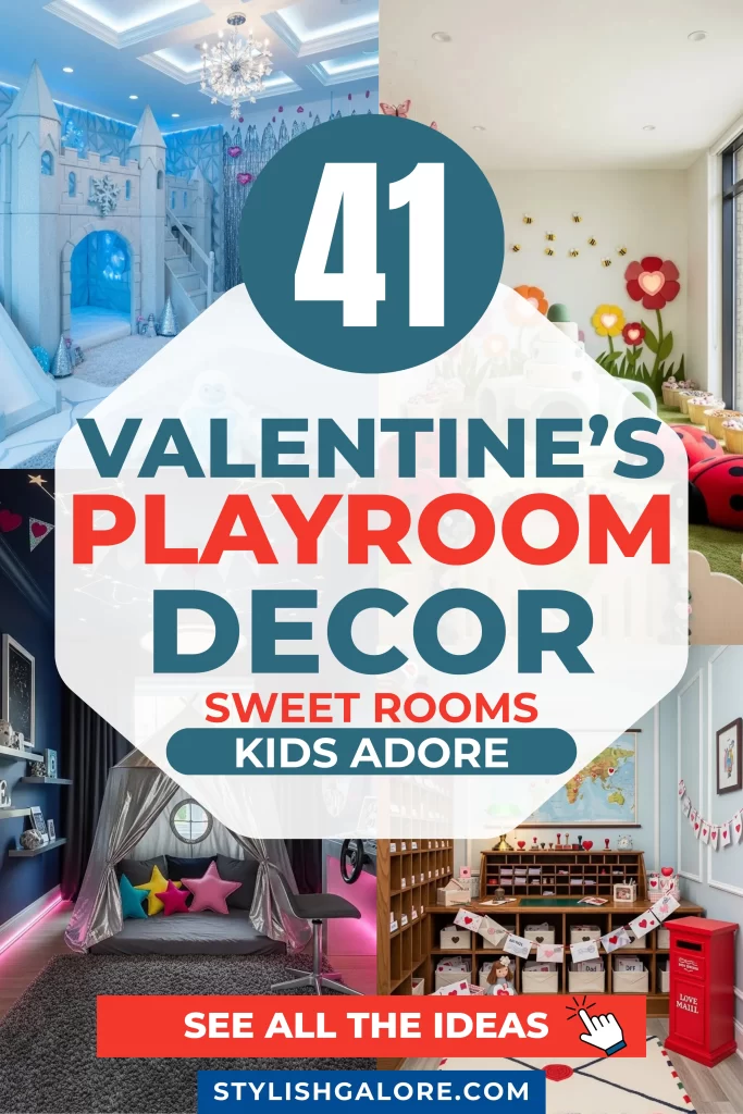 Valentine's Day Playroom Decor