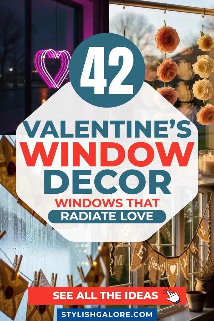Valentine's Day Window Decor