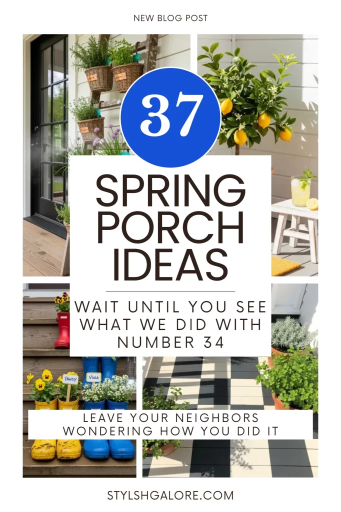 Spring porch ideas