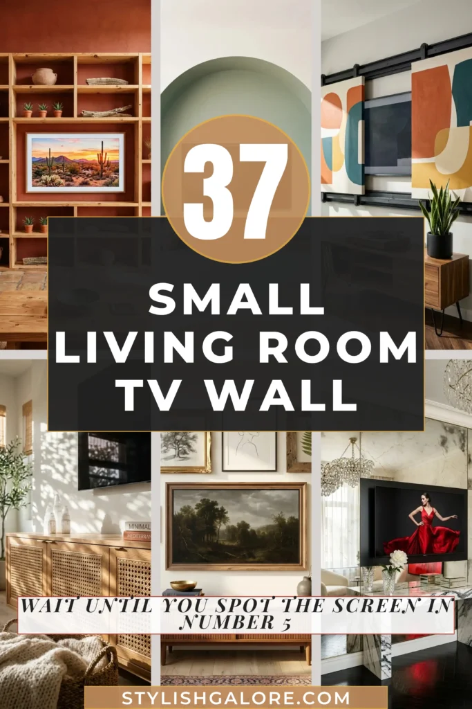 small living room tv wall