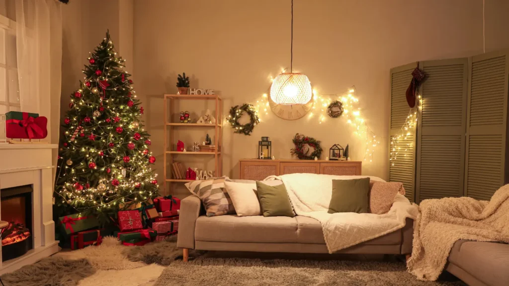 small apartment christmas decor