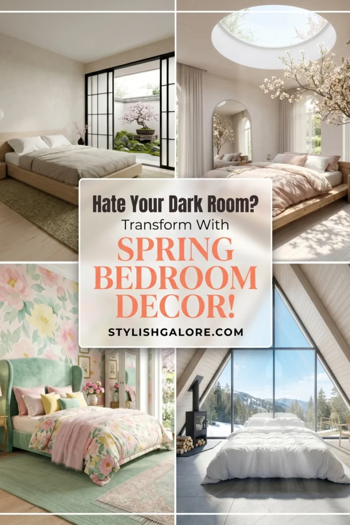 spring bedroom decor