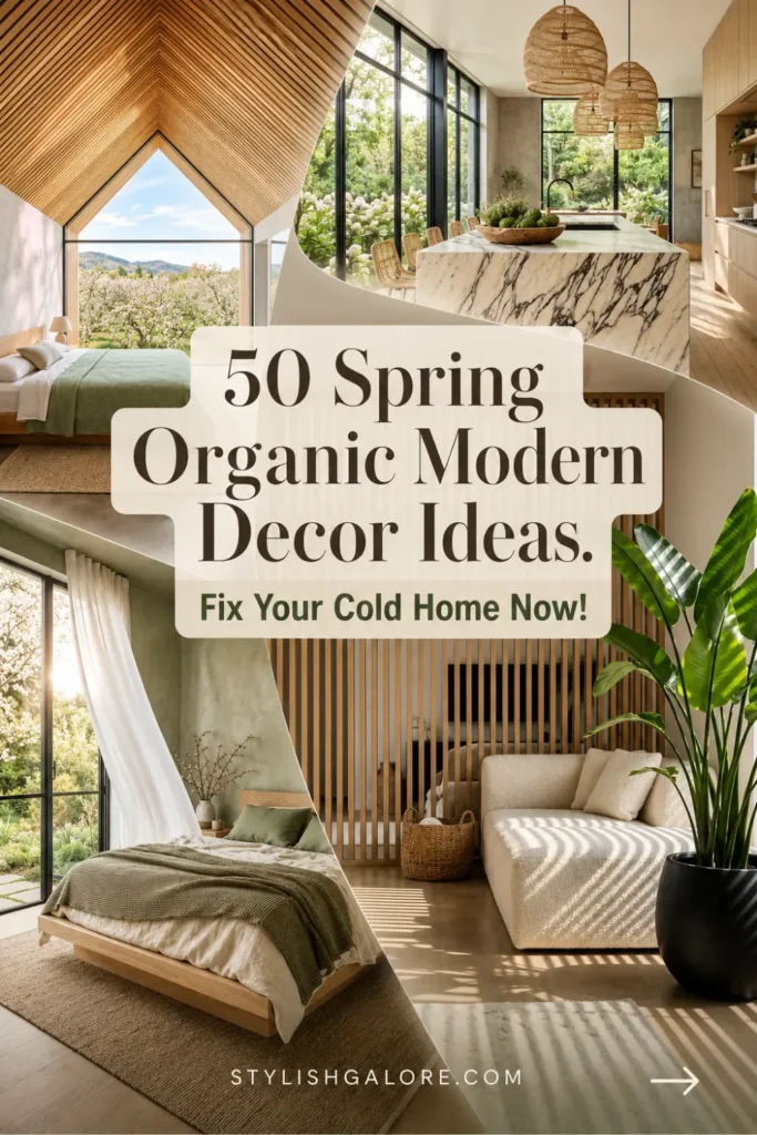 spring organic modern decor