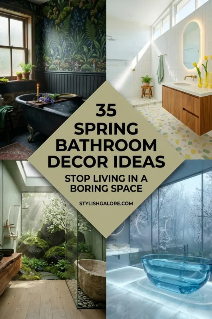 spring bathroom decor ideas