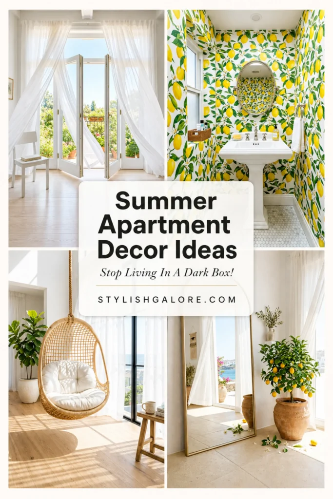 summer apartment decor ideas