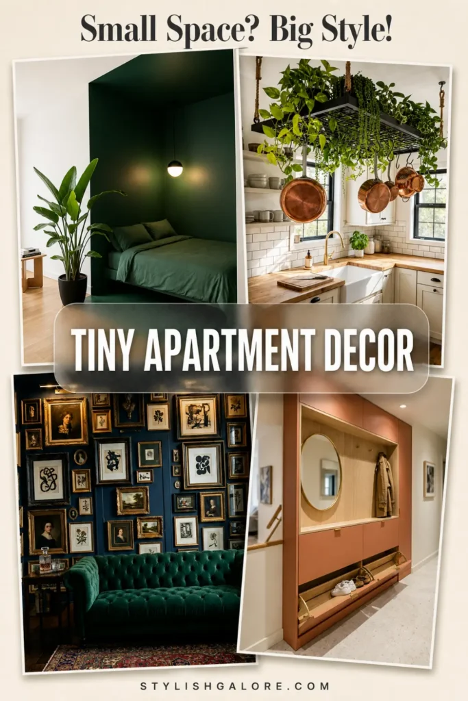 tiny apartment decor
